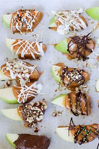 Image result for Apple Slices with Caramel