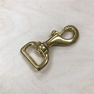 Image result for Solid Brass Swivel Snap Hook