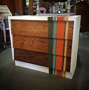 Image result for Two Tone Painted Mid Century Furniture