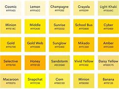 Image result for yellow colors