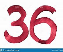 Image result for Drawing of the Number 36