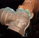 Image result for Galvanic Corrosion Copper Pipe