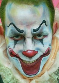 Image result for Scary Clown Face Painting Ideas for Halloween
