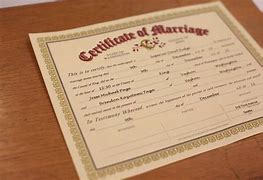 Image result for Wa Marriage Certificate