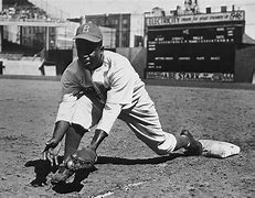 Image result for Jackie Robinson First Baseball