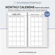 Image result for Calendar Refills for Planners Printable