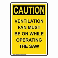 Image result for Exhaust Fan Sign