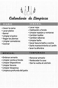 Image result for Horario De Limpieza