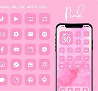 Image result for Pink iPhone with Apps