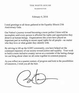 Image result for Barack Obama Thanks Letter