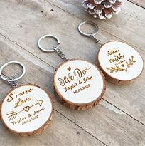 Image result for Wooden Circle Keychain