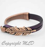 Image result for feathers bracelets leather