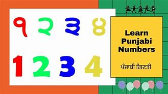 Image result for Gurmukhi Numbers 1-10