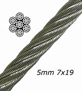 Image result for Steel Wire Rope Coil 5Mm Cable