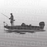 Image result for Bass Boat SVG