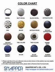 Image result for Types of Snap Buttons
