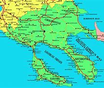 Image result for Kalkidiki Map