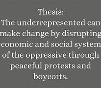 Image result for Examples of Thesis Statements On Oppression