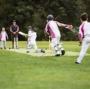 Image result for Children Playing Cricket Far View