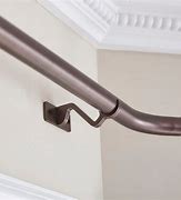 Image result for Metal Curtain Poles for Bay Windows