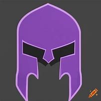 Image result for Black and Purple Spartan Mascot