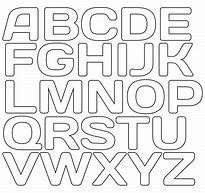 Image result for Stencil Letters Template Free