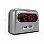 Image result for sharp digital alarm clocks with wireless charger