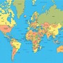 Image result for Map of the World with Countries Names