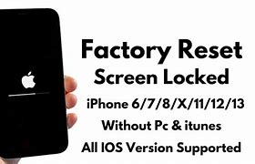 Image result for Erase Locked iPhone SE iOS 12