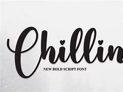 Image result for Chillin Font