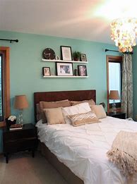 Image result for Teal Feature Wall Bedroom
