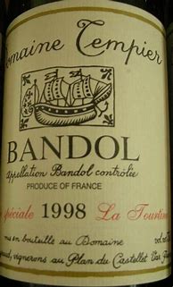 Image result for Tempier Bandol Cuvee Speciale Tourtine