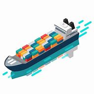 Image result for Container Ship Vector Png