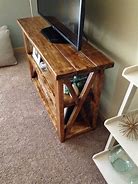 Image result for Rustic Bookshelf and TV Stand