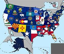 Image result for Us State Flag Map