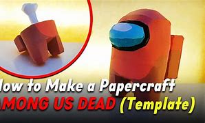 Image result for Red Among Us Papercraft Template