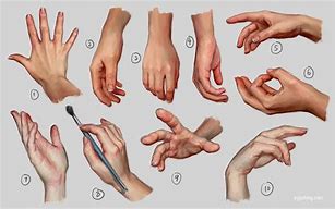 Image result for Typing Hands Ref Drawing