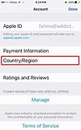 Image result for Change Apple ID Country Belgium