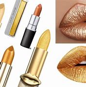 Image result for Metallic Gold Lipstick