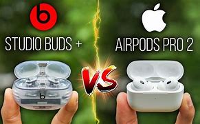 Image result for Air Pods vs Beats Studio Buds
