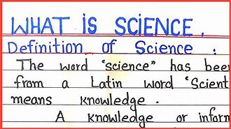 Image result for What Does Science Mean