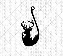 Image result for Deer Head and Hook Decal