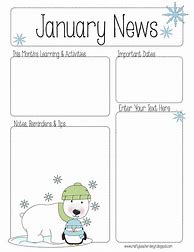 Image result for Preschool Winter Newsletter