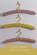 Image result for Old-Fashioned Knitted Coat Hanger Covers