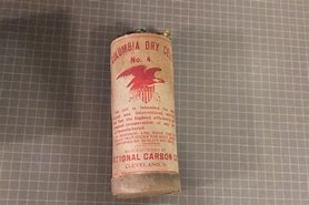 Image result for Vintage Wooden Dry Cell Battery