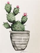 Image result for Cute Watercolor Cactus