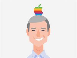 Image result for Cartoon Tim Cook On TV