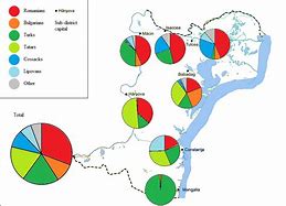 Image result for Romanian Ethnic Map of Dobruja