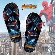 Image result for Spider-Man Flip Flops