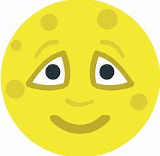 Image result for Side Eye Moon. Emoji